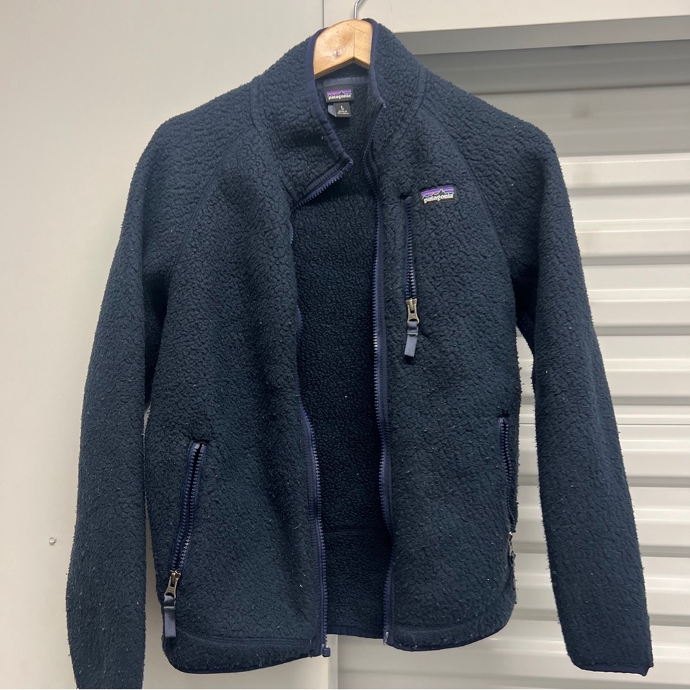 Patagonia Kids' Navy Fleece Jacket